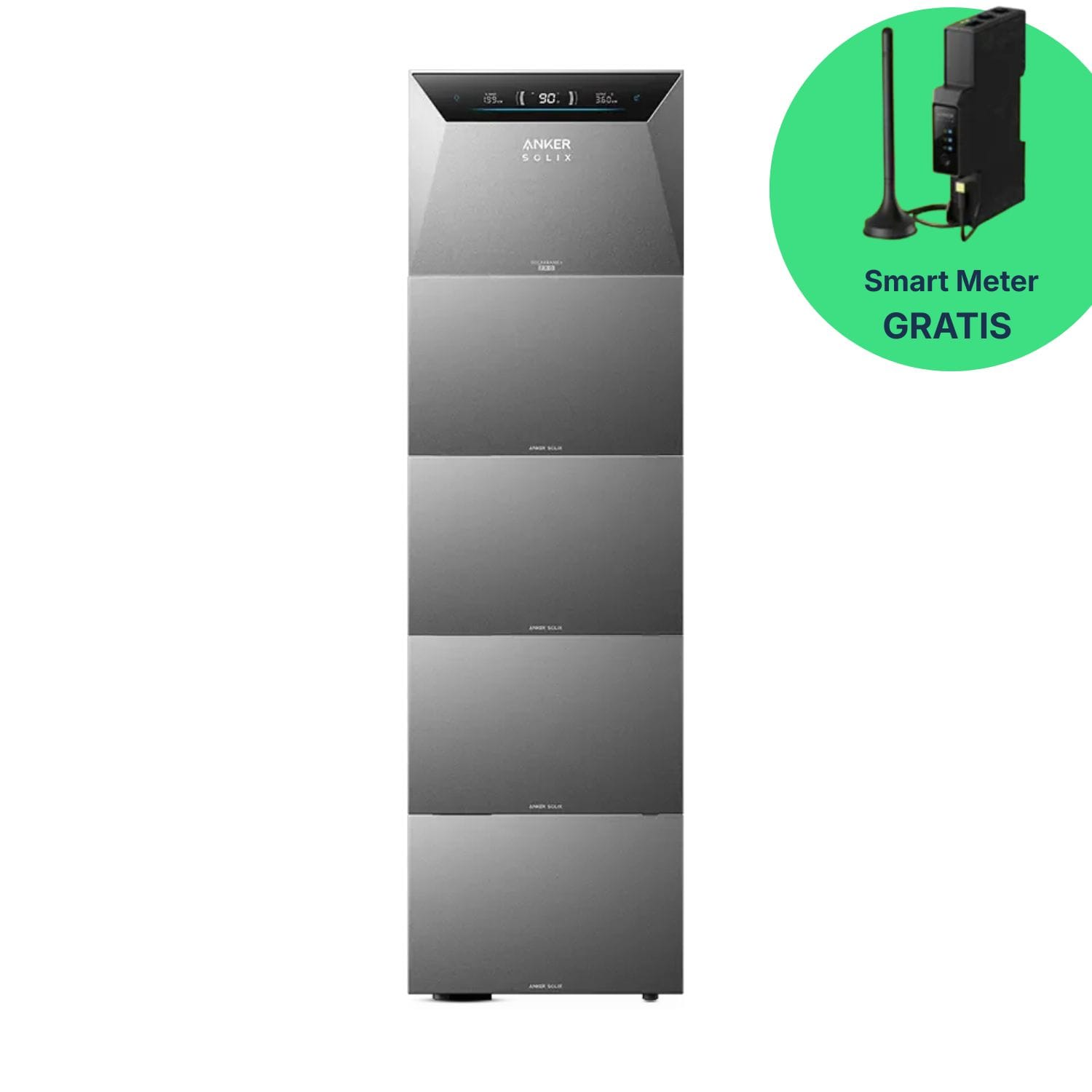 Anker SOLIX Solarbank 4 E5000 Pro – 5 kWh Heimspeicher, erweiterbar auf 30 kWh
