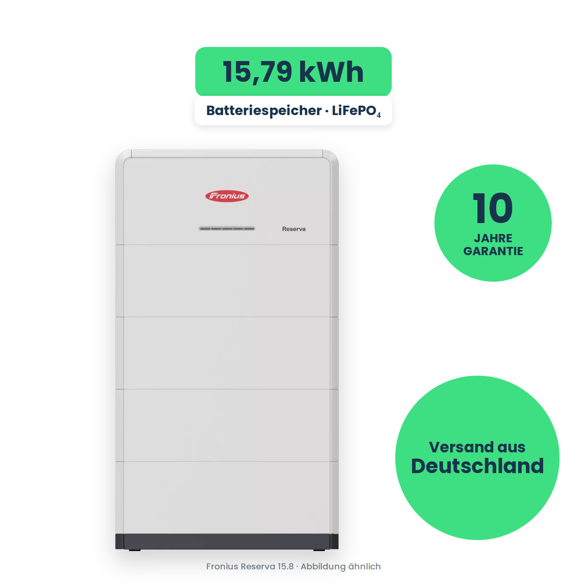 Fronius Reserva 15.8 – Batteriespeicher, freigestellt