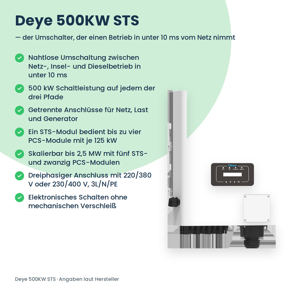 Deye 500KW STS