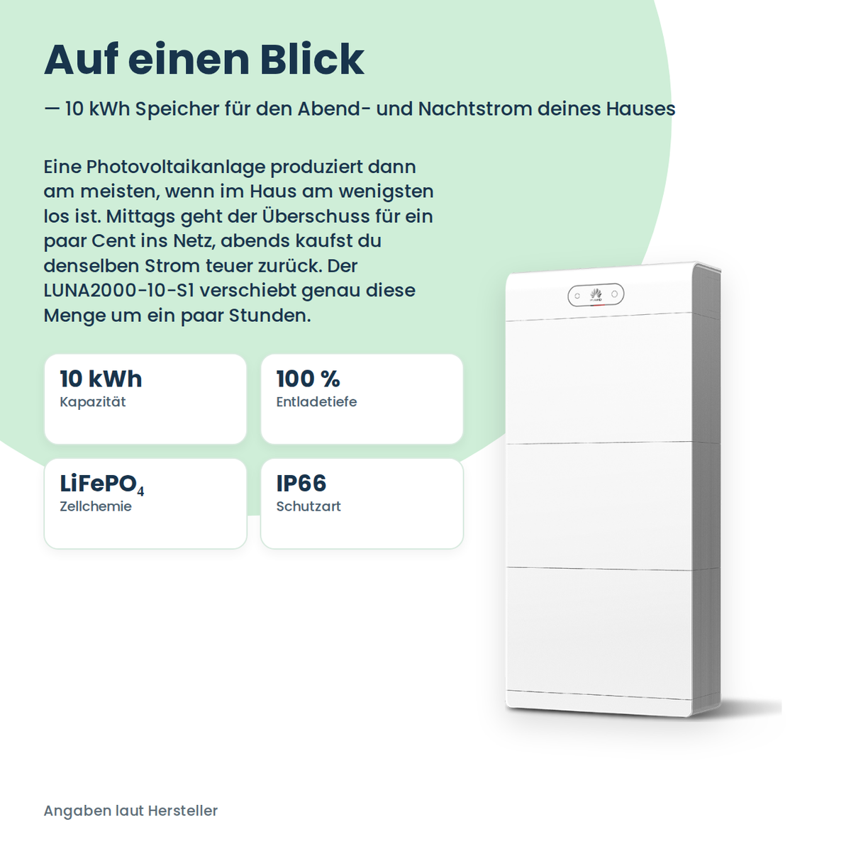 HUAWEI LUNA2000-10-S1 batterijopslag 10 kWh