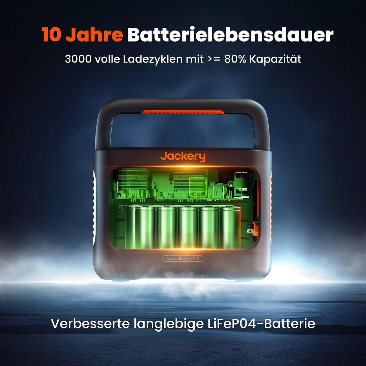 Jackery Explorer 240 v2 draagbare powerstation | 256 Wh LiFePO4, 300 W