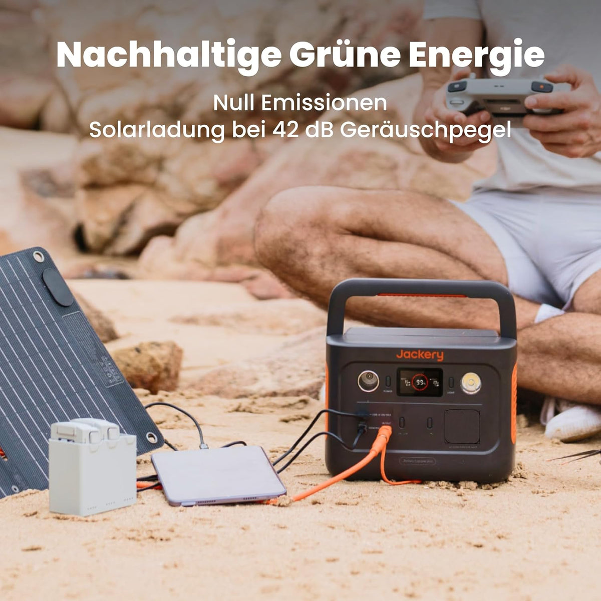 Jackery Explorer 240 v2 draagbare powerstation | 256 Wh LiFePO4, 300 W