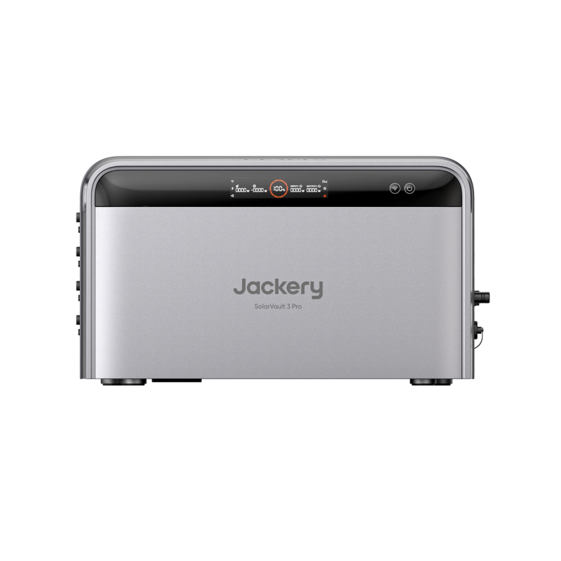 Jackery SolarVault 3 Pro Balkonspeicher mit 2,52 kWh – Frontansicht mit Display