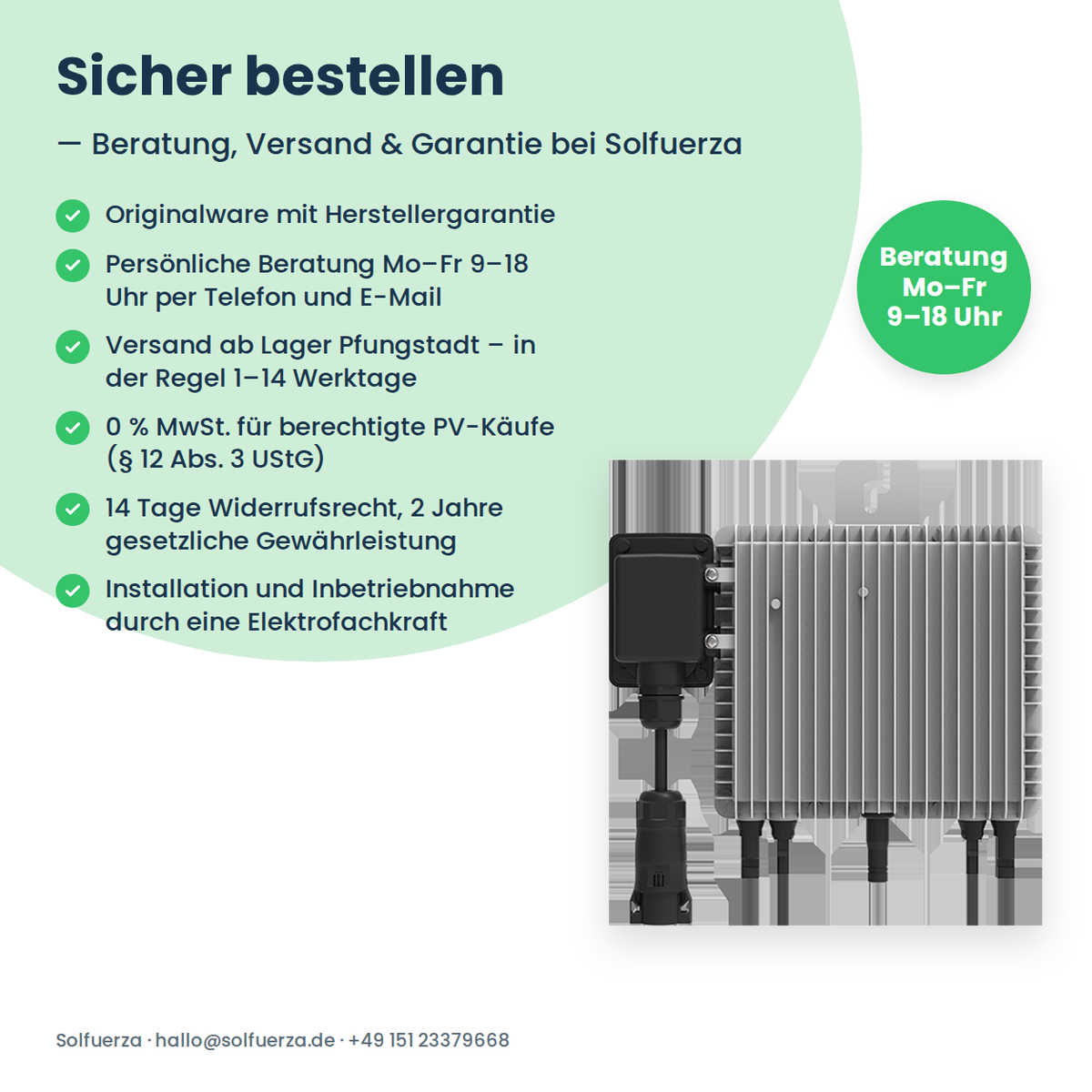 Deye AE-F2.0 – energieopslag voor het balkon met 2.000 W omvormer en geïntegreerde LiFePO₄-Akku