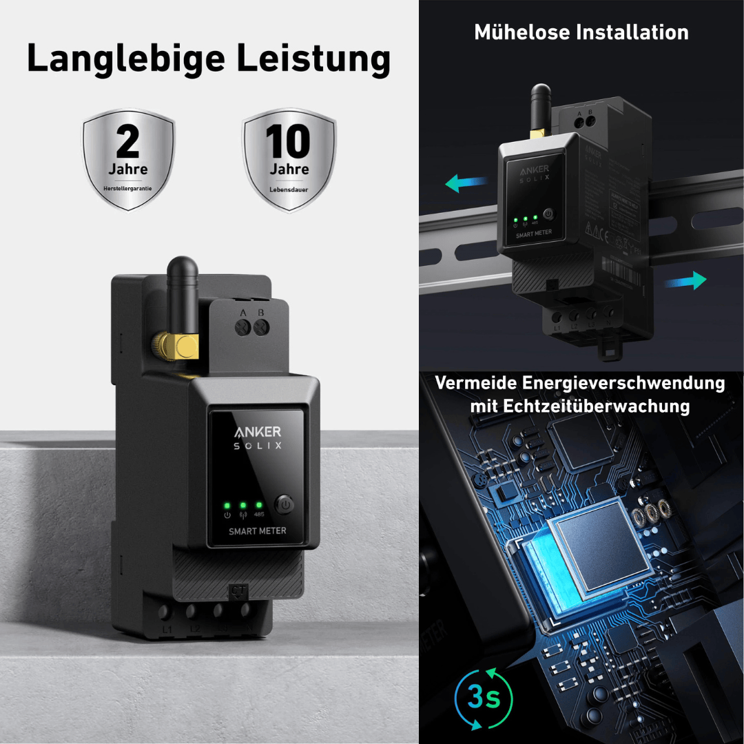 Anker SOLIX Smart Meter – Nulleinspeisung mit der Anker SOLIX Solarbank