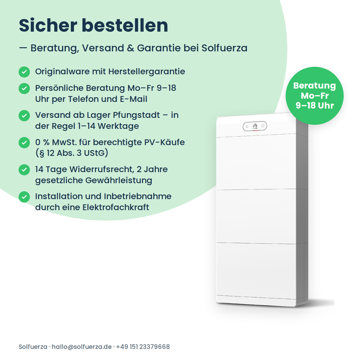 HUAWEI LUNA2000-19-S1 batterijopslag 19 kWh