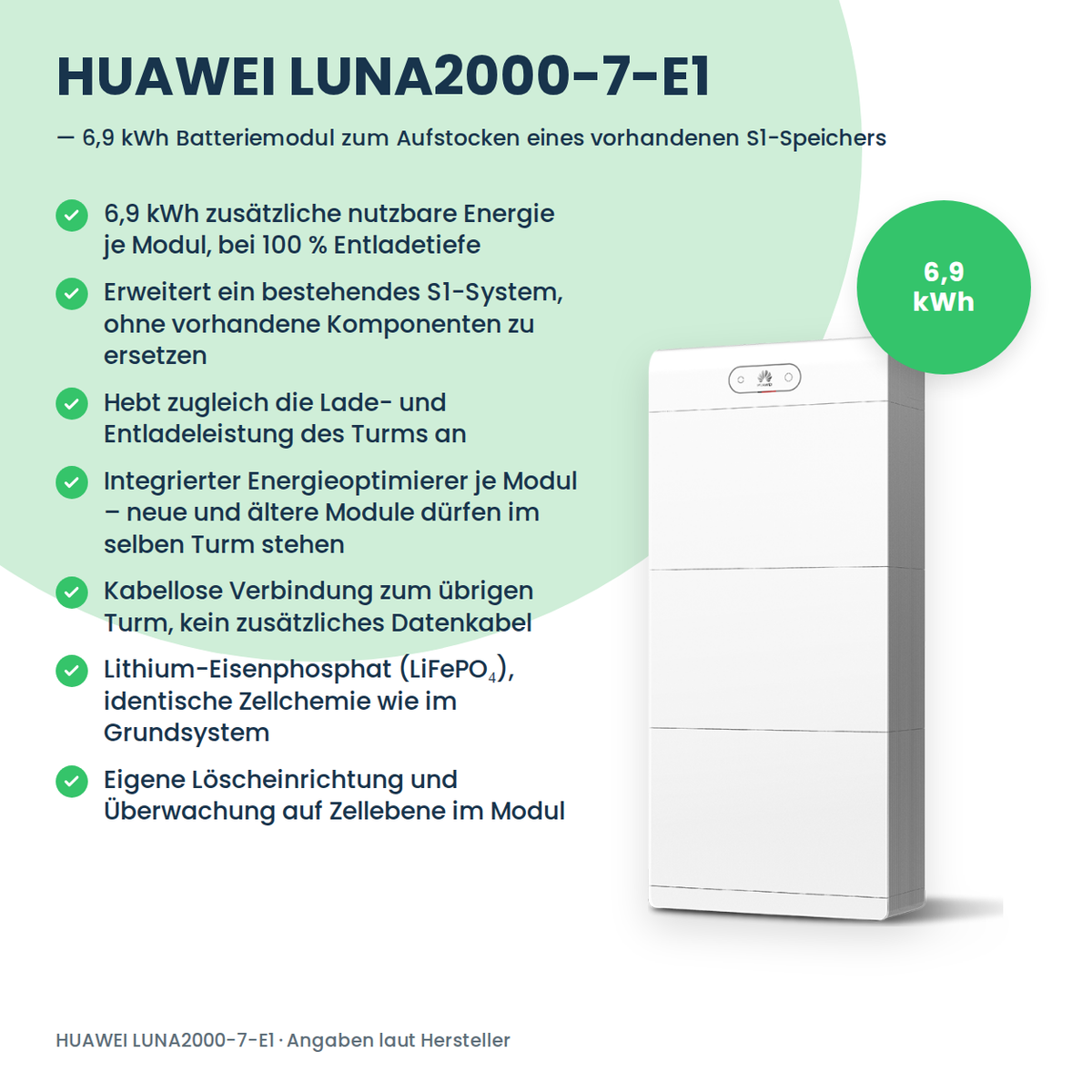 HUAWEI LUNA2000-7-E1 batterijmodule 7 kWh