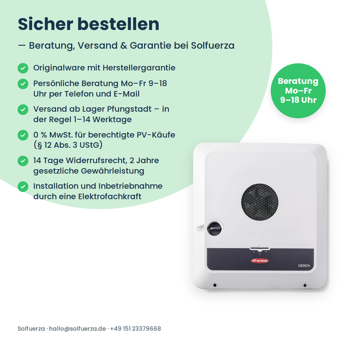 Fronius Symo GEN24 12.0 Plus-SC hybride omvormer 12 kW