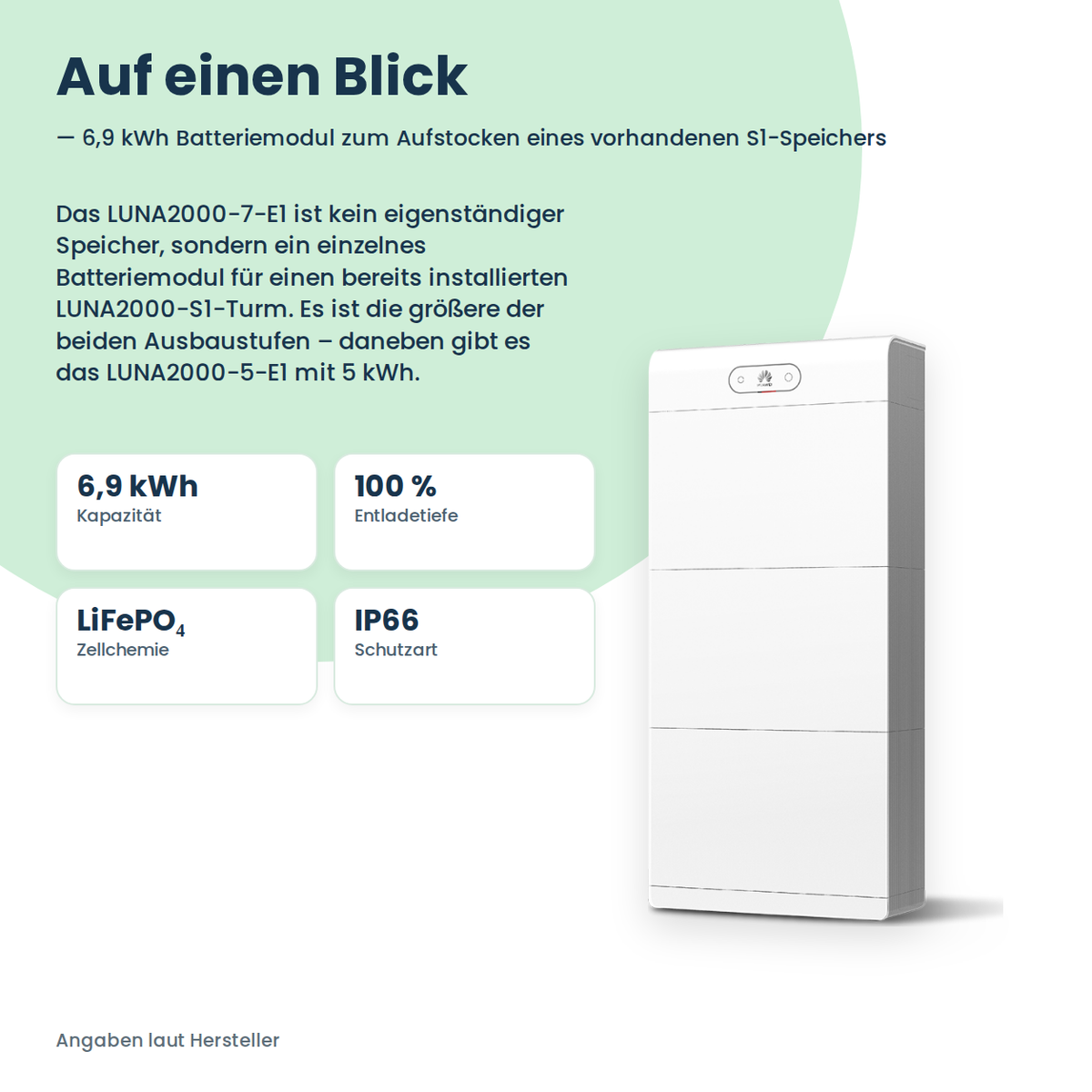 HUAWEI LUNA2000-7-E1 batterijmodule 7 kWh