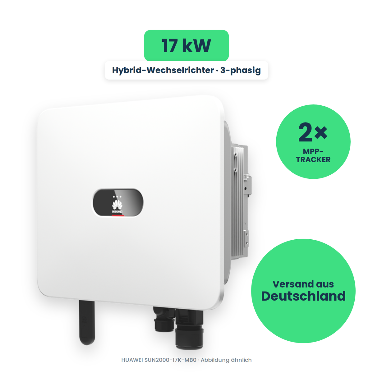 HUAWEI SUN2000-17K-MB0 – Hybrid-Wechselrichter, freigestellt