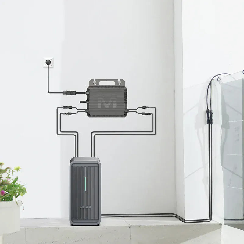 Marstek Saturn M 800 VA Mikrowechselrichter mit 2 MPPT, WLAN und Bluetooth