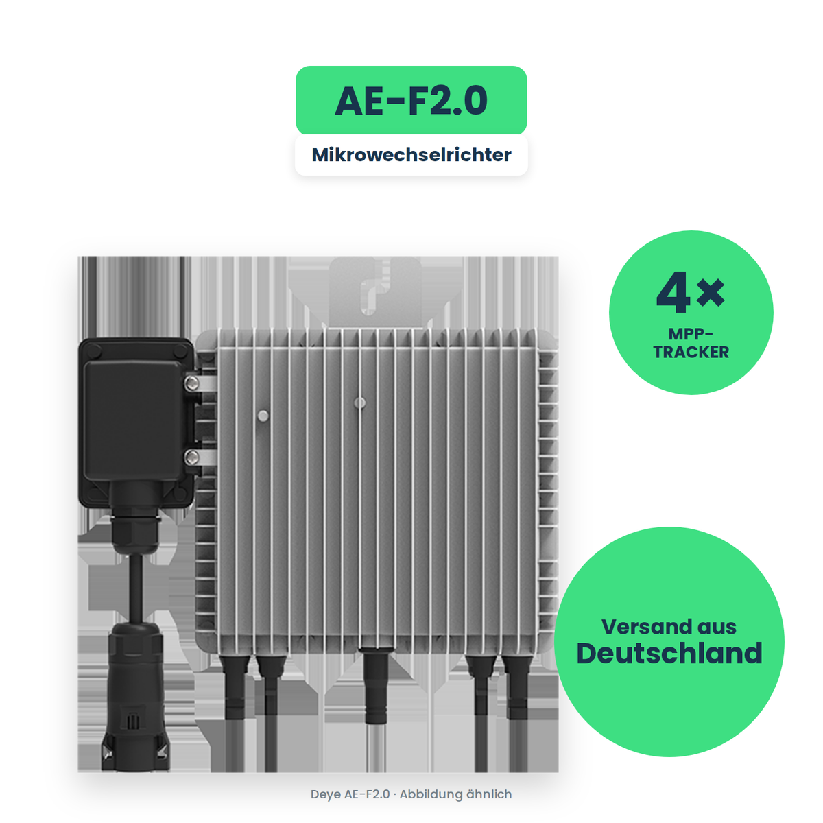Deye AE-F2.0 – Balkon-Energiespeicher, freigestellt