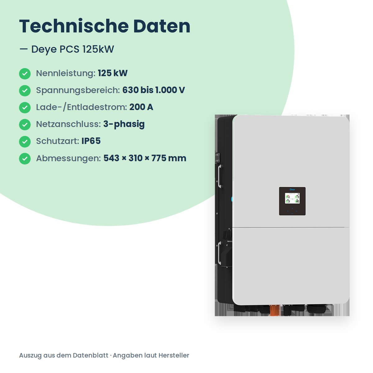 Deye PCS 125kW