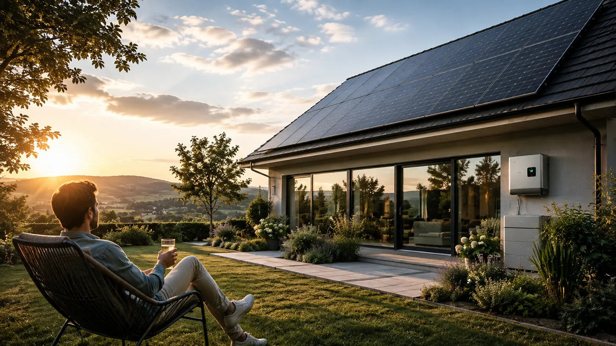 PV-complete set met zonnepanelen en omvormer