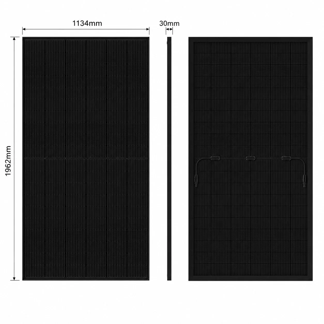 Balkonkraftwerk 1000W mit Speicher – 2× Jolywood 500W + Marstek B2500-D