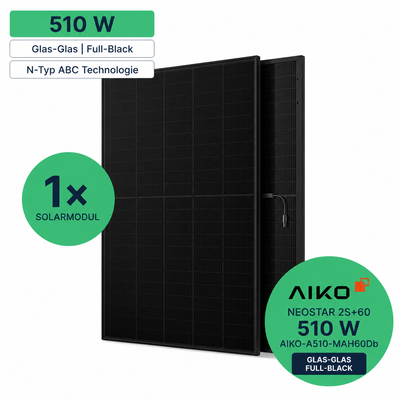 AIKO Neostar 2S+60 510 W glas-glas Full-Black zonnepaneel (AIKO-A510-MAH60Db)