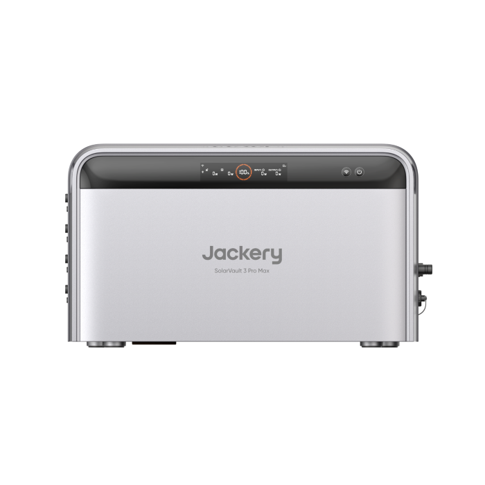 Jackery SolarVault 3 Pro Max Balkonspeicher mit 2,52 kWh – Frontansicht mit Display