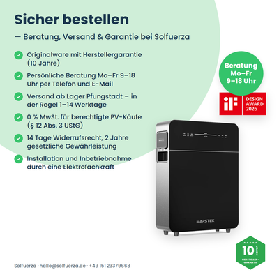 Marstek Venus E Gen 3.0 – 5,12 kWh AC-batterij