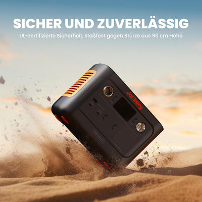 Jackery Explorer 240 v2 Tragbare Powerstation, 256Wh LiFePO4 Solargenerator mit 300W AC/100W USB-C Ausgang, Outdoor Generator für Camping, Reise, Notfall