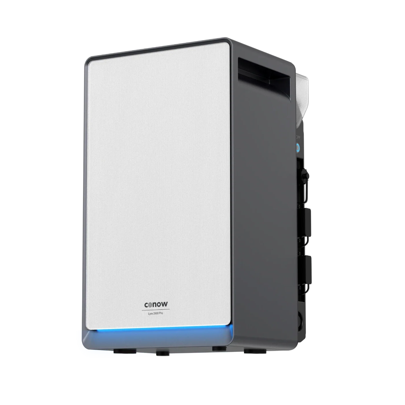 Conow Lyra 2500 Pro – Seitenprofil des Stromspeichers