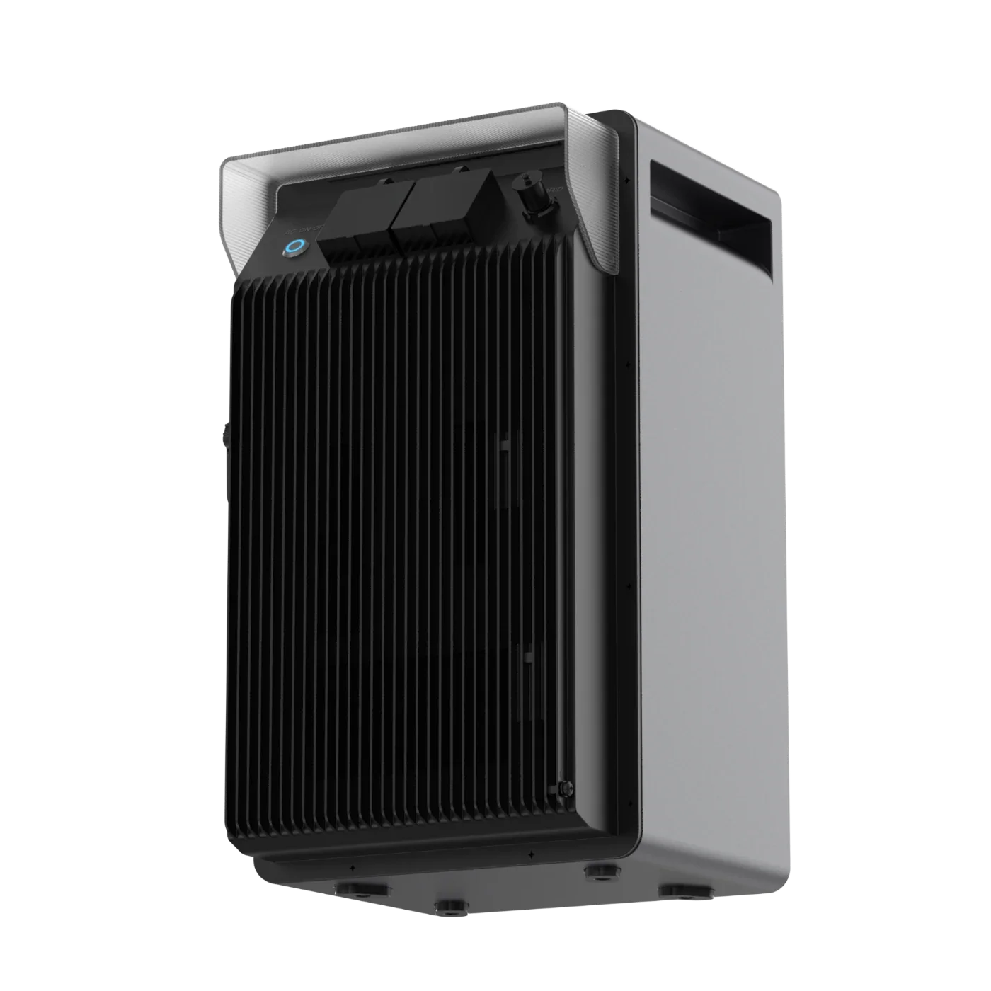 Conow Lyra 2500 Pro – Anschlüsse mit Schuko-Steckdosen und MC4-Eingängen