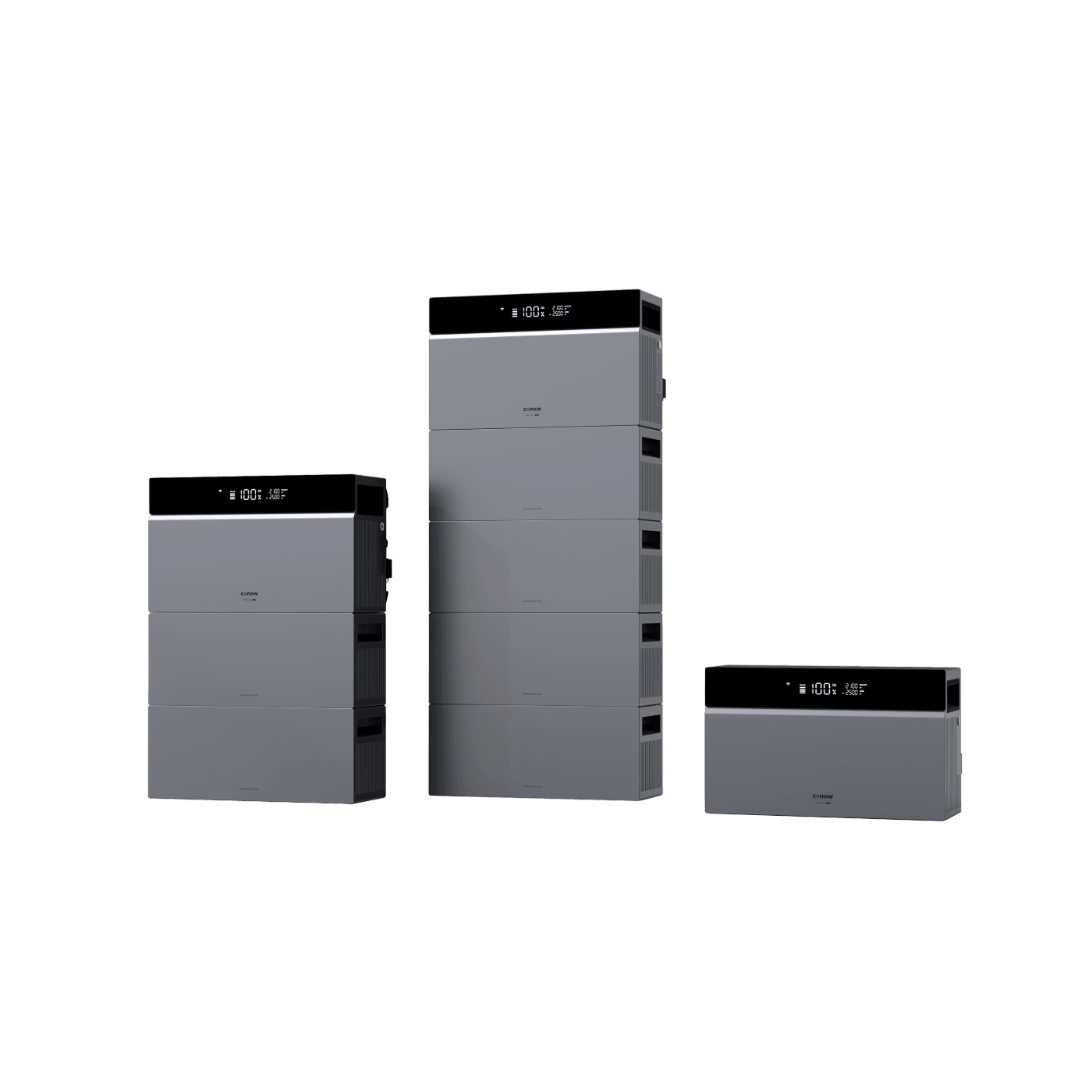 Conow CBE2000 Pro – Ausbaustufen von 2,05 kWh bis 12,29 kWh im Vergleich