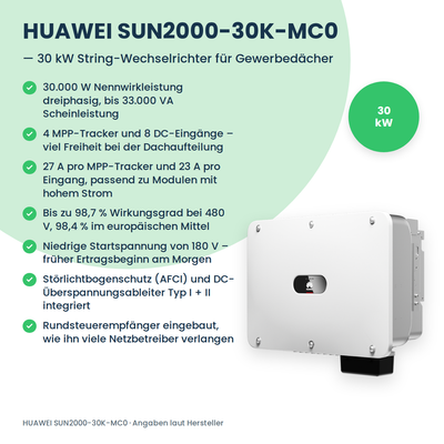 HUAWEI SUN2000-30K-MC0 stringomvormer 30 kW