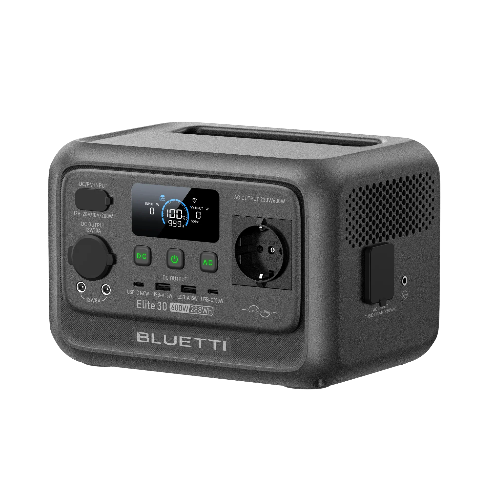 BLUETTI Elite 30 V2 Tragbare Powerstation | 600 W 288 Wh