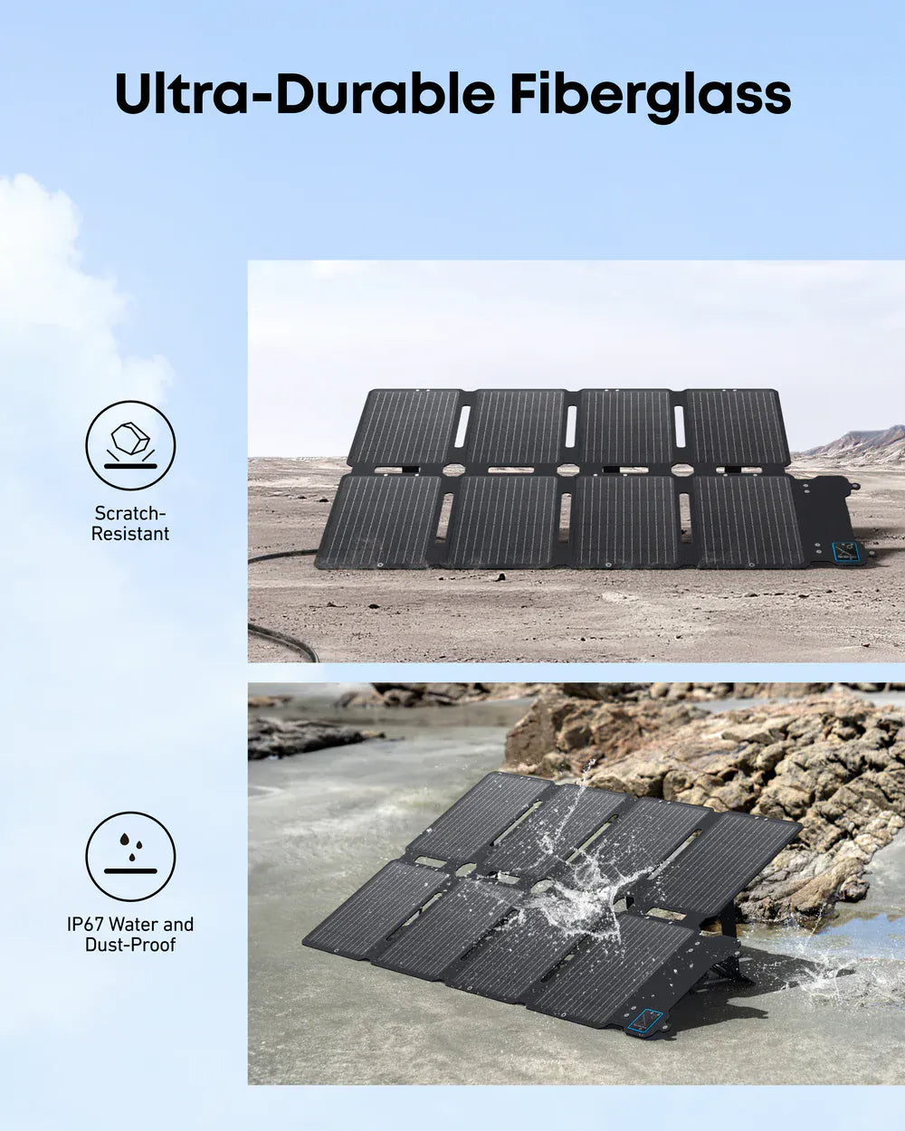 Anker SOLIX PS100X Panel Solar Portátil