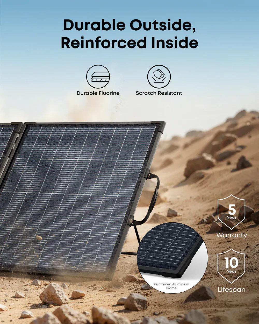 Anker SOLIX PS200 Panel Solar Portátil Bifacial