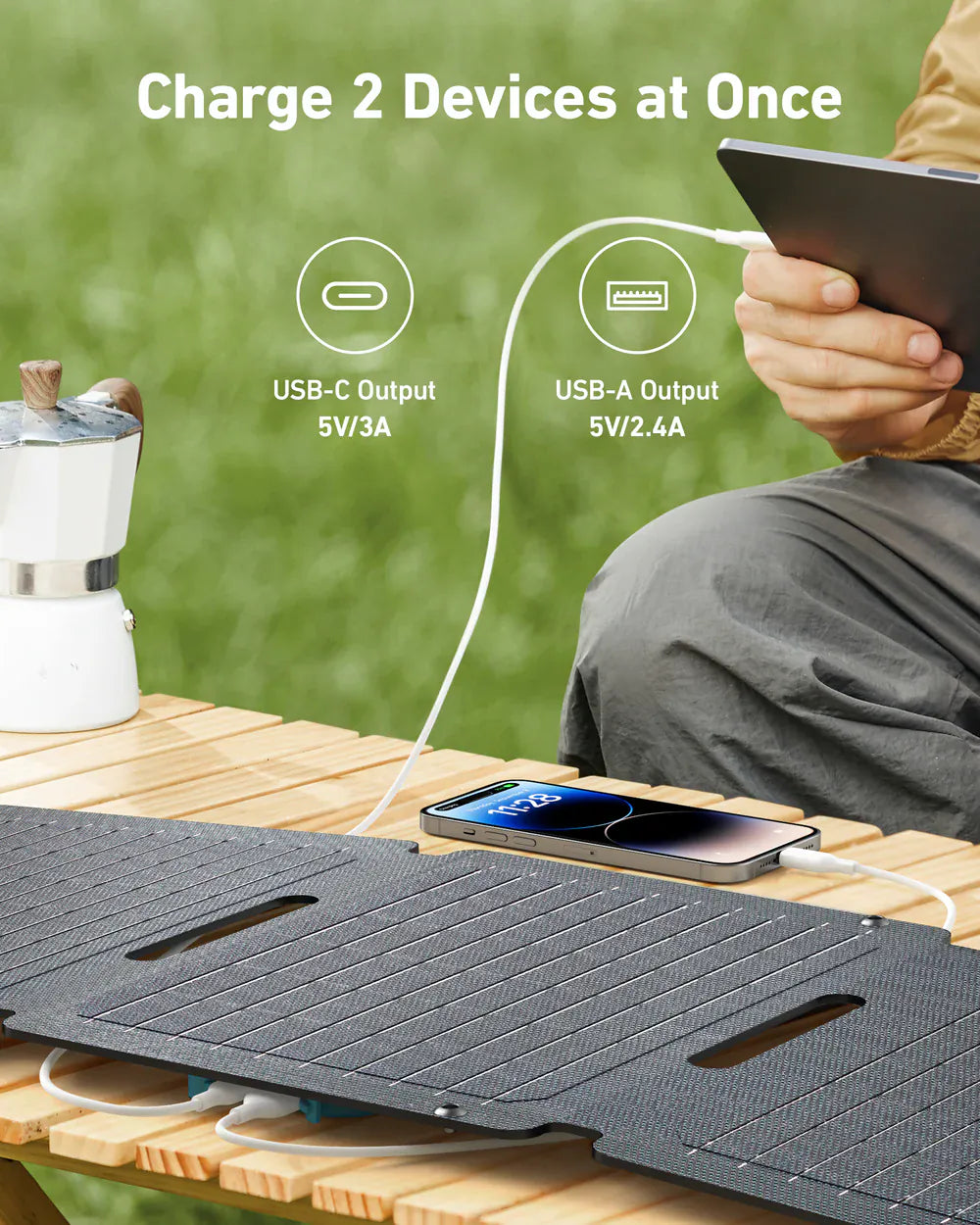 Panel Solar Portátil Anker SOLIX PS30 (30 W)