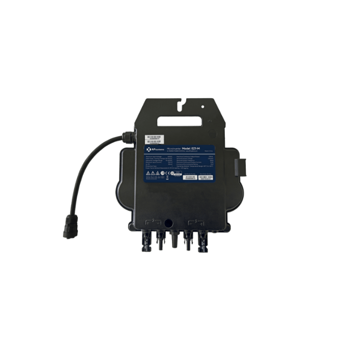 APsystems EZ1-M Mikrowechselrichter 800 W mit WLAN und Bluetooth für Balkonkraftwerk