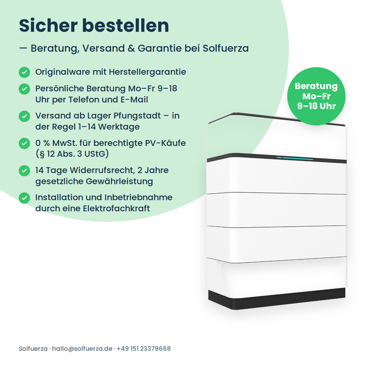 Sungrow SBH300 hoogvolt-batterijopslag 30,0 kWh