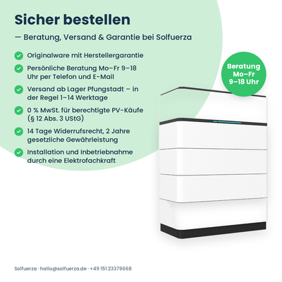Sungrow SBH300 hoogvolt-batterijopslag 30,0 kWh