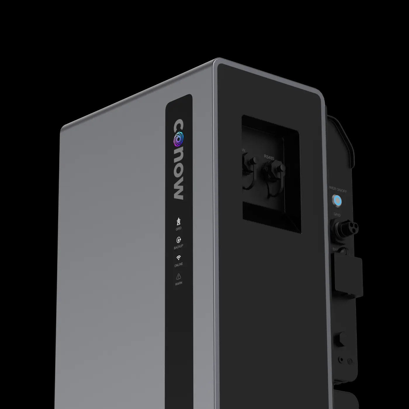 Conow Atlas 6000 AC – Nahaufnahme der Oberseite mit Logo